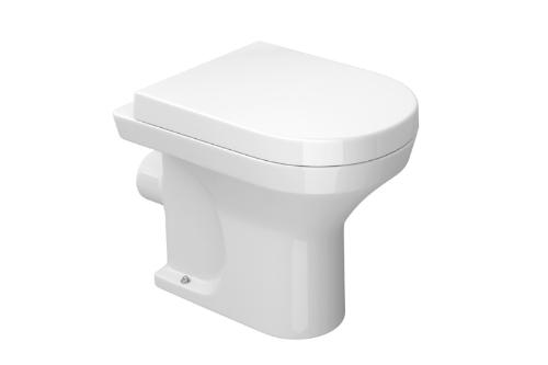 Bacia Convencional com Sa�da Horizotal Nuova Branco - P.131.17