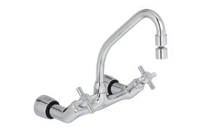 Misturador para Cozinha de Parede Izy Cromado