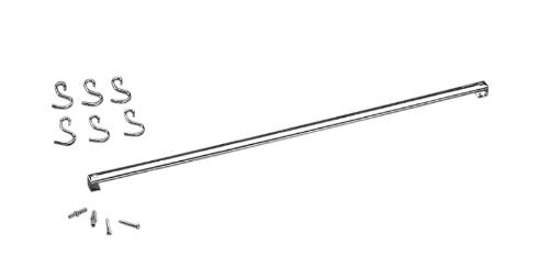 Barra 4 Ganchos 60cm Inox