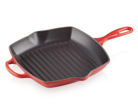 Grelha Quadrada 26cm Signature Vermelho