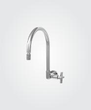 Torneira para Cozinha Parede Titanio Cromado