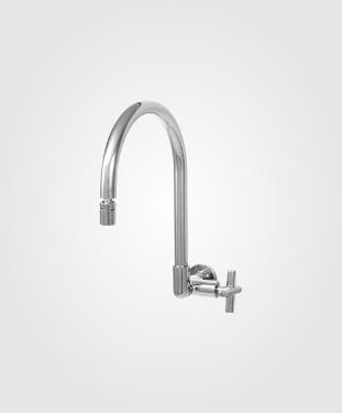 Torneira para Cozinha Parede Titanio Cromado