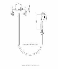 Desviador para Chuveiro Cromado