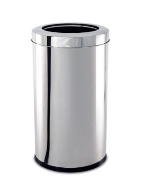 Lixeira com Aro 28,17L Inox
