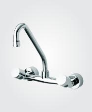 Misturador para Cozinha de Parede Onda Cromado