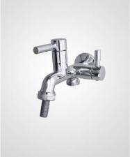 Torneira para Tanque de Parede com Deriva��o para Maquina Slim Cromado