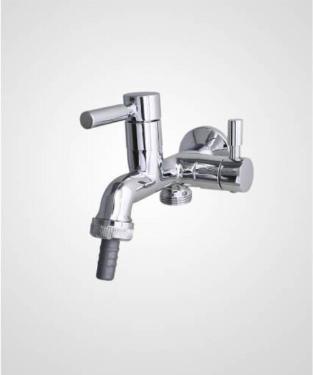 Torneira para Tanque de Parede com Deriva��o para Maquina Slim Cromado