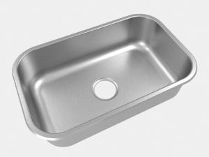 Cuba Simples Extra 56X33,5 CS-2 4 1/2 com V�lvula Inox Escovado