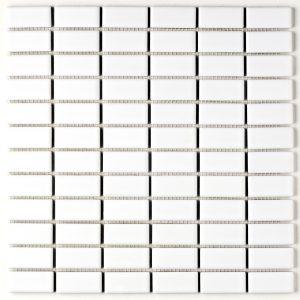 Pastilha de Porcelana 2,5x5 Branco Brilhante J/Reta - B2140 (Caixa 1,41M�)