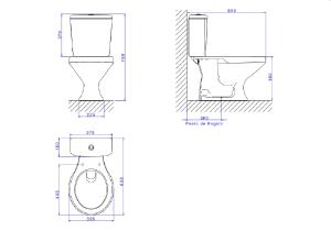 Bacia para Caixa Acoplada Ravena Branco - P.909.17