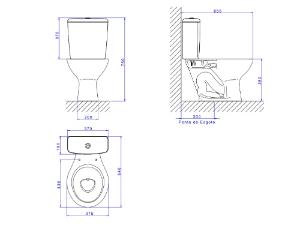 Bacia para Caixa Acoplada Izy Branco - P.111.17