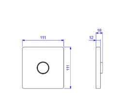 Kit Conversor Hydra Max Para Hydra Plus 1 1/4 1/2 Cromado