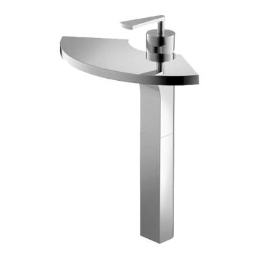 Misturador Monocomando para Lavat�rio de Mesa Bica Alta Leque Line Cromado