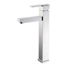 Misturador Monocomando para Lavat�rio de Mesa Bica Alta Quadro Cromado