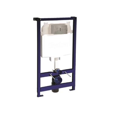 Caixa de Descarga Embutida Pneumatica para Drywall para Bacia Suspensa