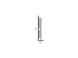 Rodap� 473 Branco 5cm