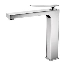 Misturador Monocomando para Lavat�rio de Mesa Bica Alta Audi Line Cromado