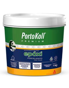 Rejunte Epoxi para Porcelanato Fino Toque 1Kg Camurca