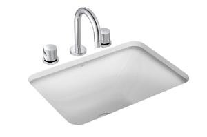 Cuba de Embutir Retangular Branco - L.375.17