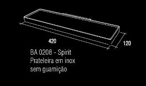 Prateleira Spirit Cromado