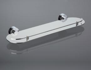 Prateleira Anello Cromado e Preto