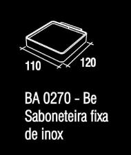 Saboneteira Be Cromado