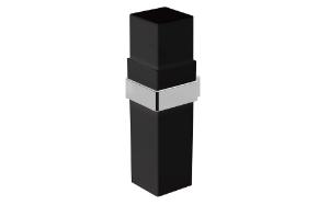 Porta Objetos Fixo Spirit Cromado e Preto