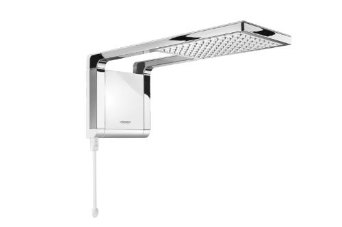 Chuveiro Acqua Storn Ultra Eletr�nico 220V 6800W Branco e Cromado