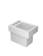 Bid� com 3 Furos Quadratta Branco- B.44.17
