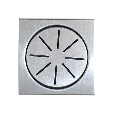 Ralo 12,5x12,5cm Elegance Plus Inox Escovado