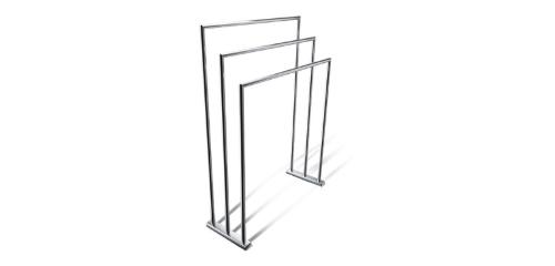 Toalheiro Triplo Arch Chrome
