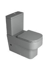 Bacia para Caixa Acoplada Unic Cinza Fosco - P.450.86