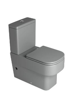 Bacia para Caixa Acoplada Unic Cinza Fosco - P.450.86