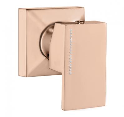 Acabamento para Registro de Press�o e Gaveta Base Deca 1/2 e 3/4 Quadro Fashion Rose Gold