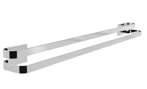 Porta Toalha Duplo 30 cm Woman Cromado