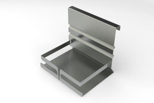 Bandeja Baixa 25cm Inox