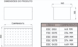 Escorredor de Utens�lios 15cm Black