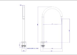 Bica para Lavat�rio de Mesa Redonda G Deca You Cromado