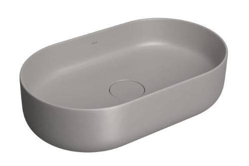 Cuba de Apoio Oval Cinza Antracite - L.14050.85