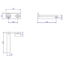 Torneira para Lavat�rio com Chapa Dream Dark Antracite