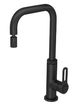 Misturador Monocomando para Cozinha de Mesa Urban Black Matte