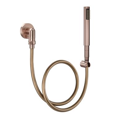 Ducha Manual C30 Com Joelho 90� Cobre Escovado