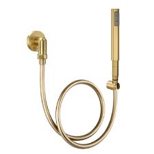 Ducha Manual C30 Com Joelho 90� Ouro Escovado