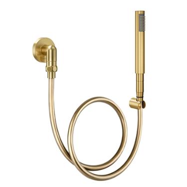 Ducha Manual C30 Com Joelho 90� Ouro Escovado