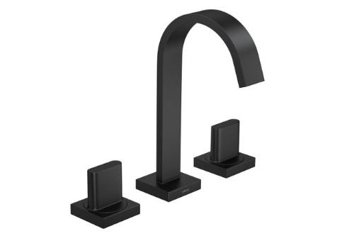 Misturador para Lavat�rio de Mesa Bica Alta  Polo Black Matte