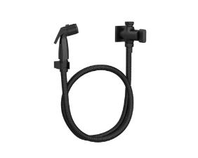 Ducha Higi�nica com Registro e Deriva��o   Polo Black Matte