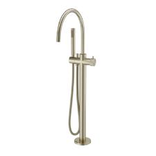 Misturador Monocomando de Piso com Ducha para Banheira Mix & Match N�quel Escovado