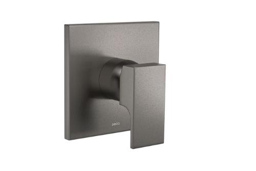 Acabamento Monocomando para Chuveiro Baixa/Alta Press�o Unic Dark Antracite