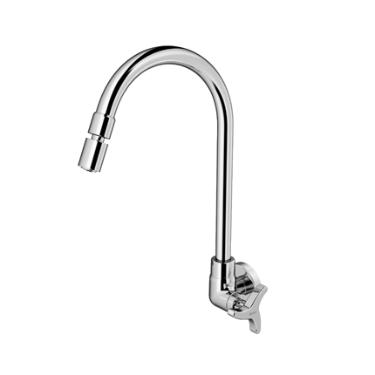 Torneira para Cozinha de Parede 1/2 e 3/4 Nova Trio Cromado