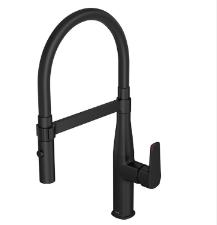 Misturador Monocomando para Cozinha de Mesa Level Motion Black Matte
